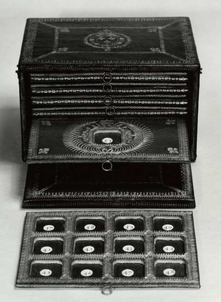 French - Coin Cabinet with Royal Arms of Louis XIV - Walters 7315