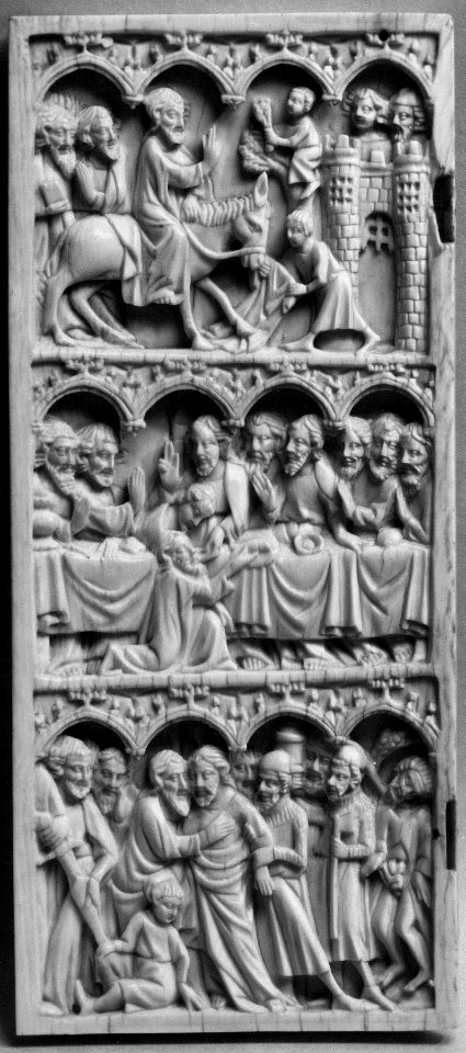 French - Diptych Leaf with Scenes of the Passion - Walters 71208