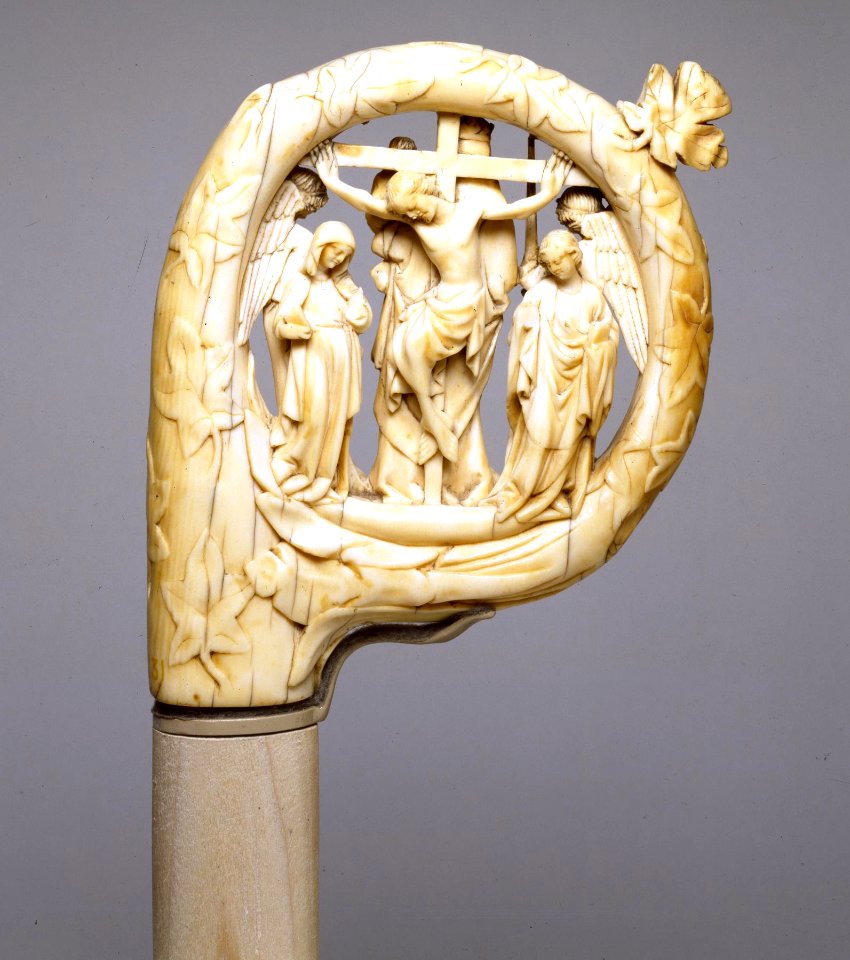 French - Crozier with the Virgin and Child, and the Crucifixion - Walters 71231 - Side B
