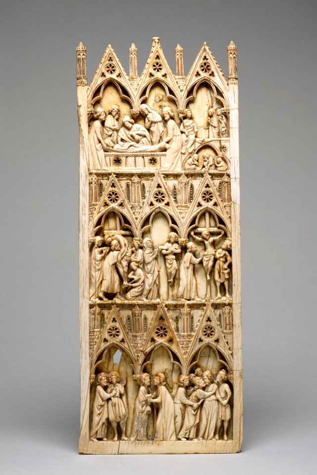 French - Diptych Leaf with Scenes from the Passion of Christ - Walters 71157