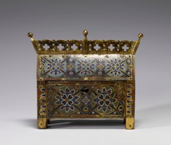 French - Reliquary Shrine with Christ and Apostles - Walters 44106 - Side C