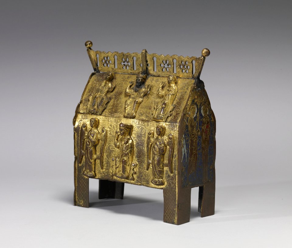 French - Reliquary Shrine with Scenes from the Life of Christ - Walters 444 - Three Quarter