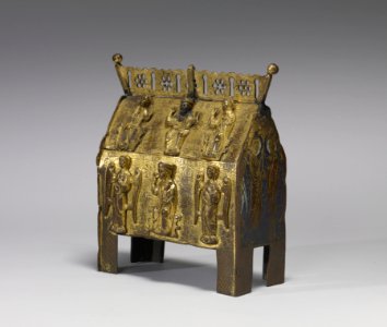 French - Reliquary Shrine with Scenes from the Life of Christ - Walters 444 - Three Quarter