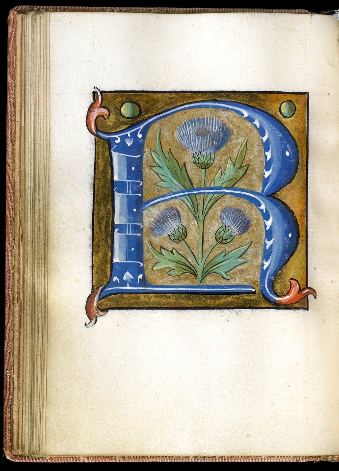 French - Leaf from Alphabet Book - Walters W20023V - Open Reverse