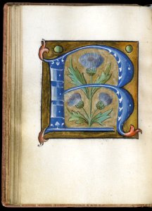 French - Leaf from Alphabet Book - Walters W20023V - Open Reverse