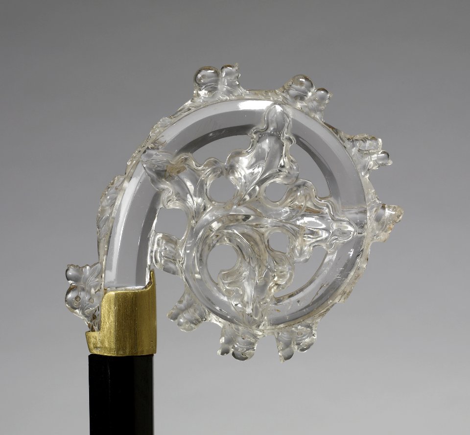 French - Head of a Crozier - Walters 4162 - Back