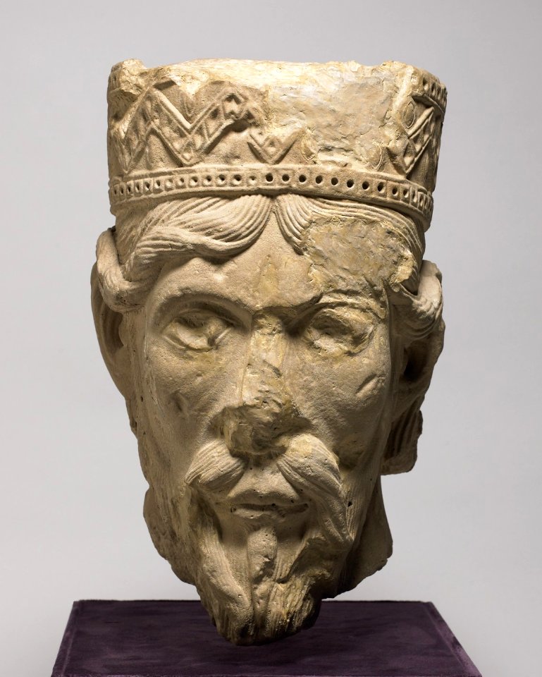French - Head of an Old Testament King - Walters 2721