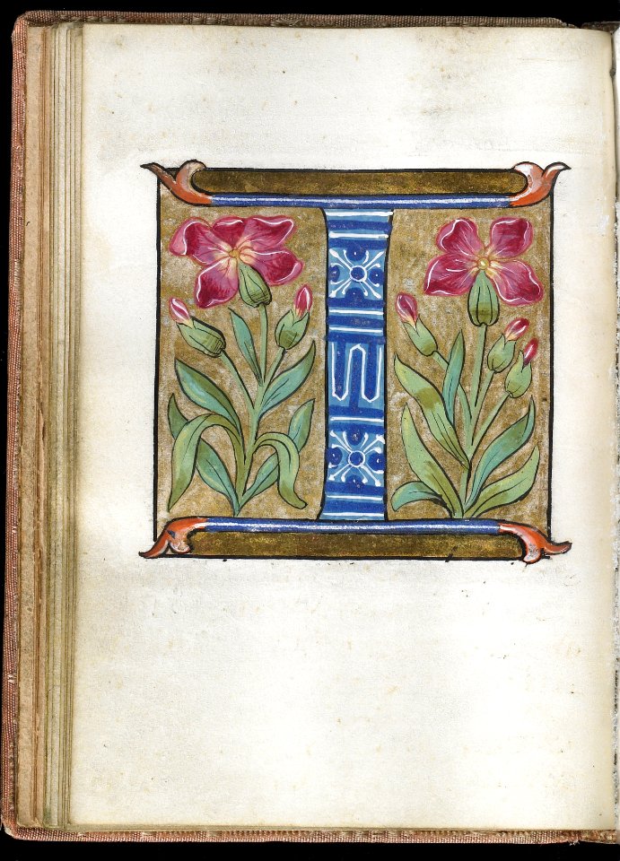 French - Leaf from Alphabet Book - Walters W20015V - Open Reverse