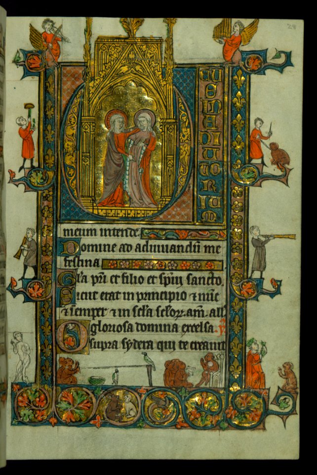 French - Initial D with the Visitation - Walters W10428R