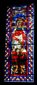 French - Stained-glass window the the Prophet Habbakuk - Walters 4640
