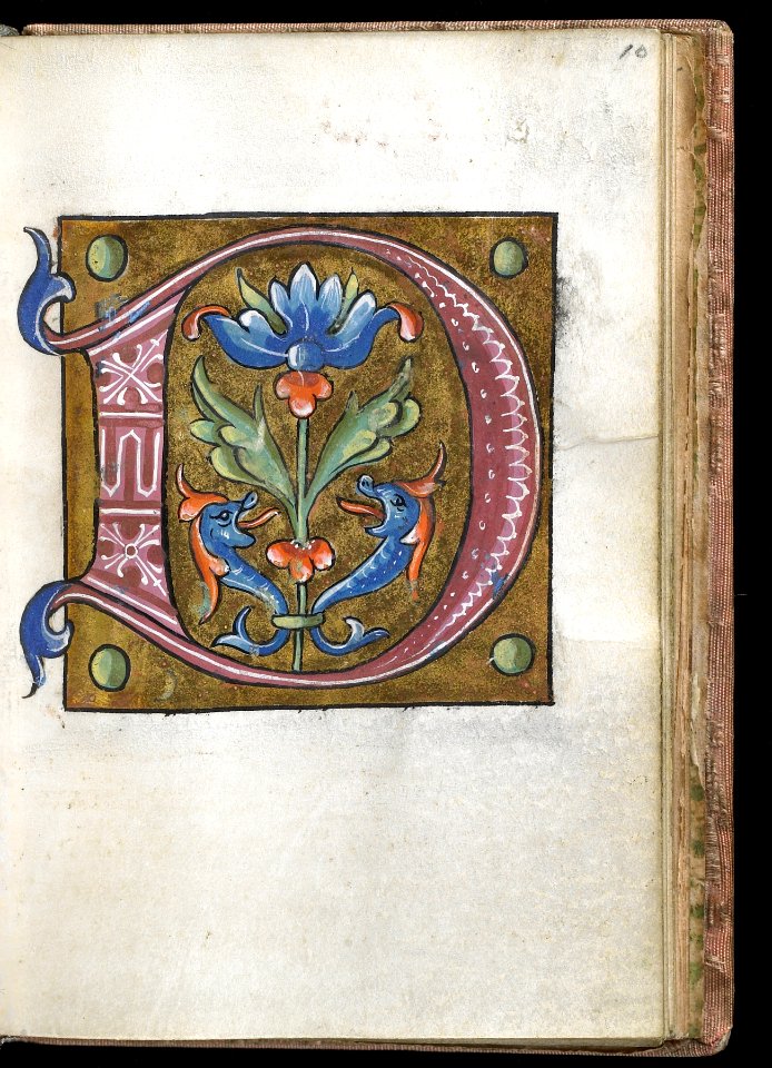 French - Leaf from Alphabet Book - Walters W20010R - Open Obverse