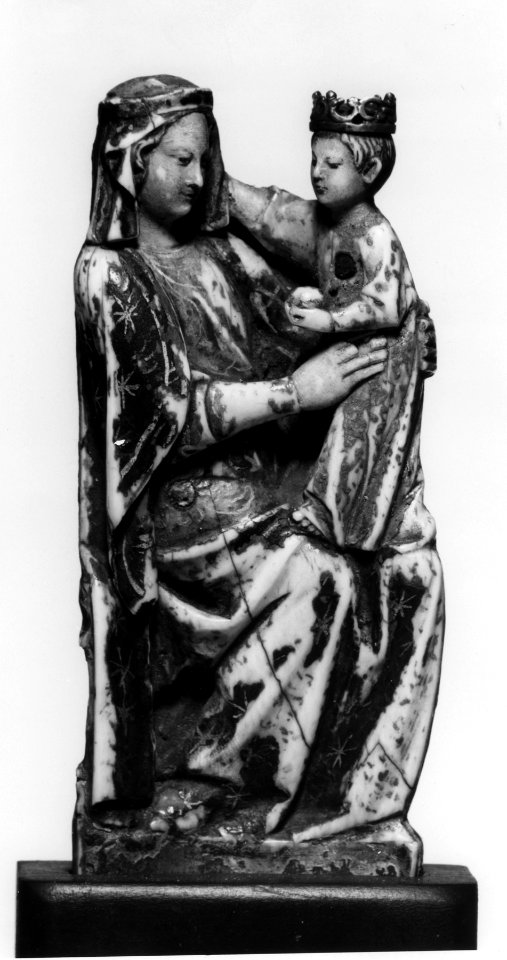 French - Virgin and Child (from Marcigny) - Walters 71286