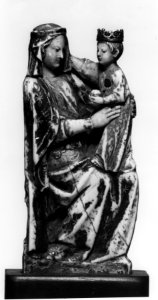 French - Virgin and Child (from Marcigny) - Walters 71286