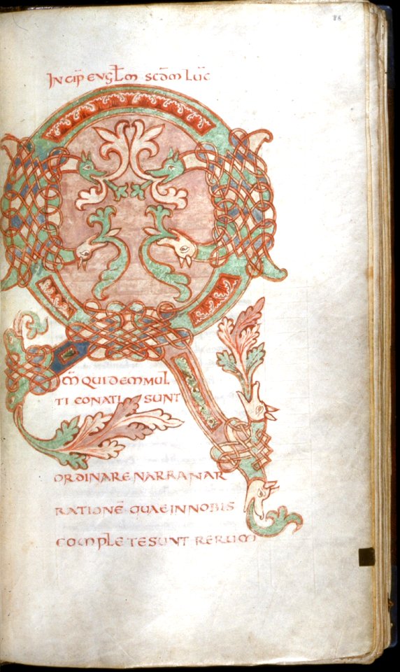 French - Leaf from Gospels - Walters W386R - Open Obverse
