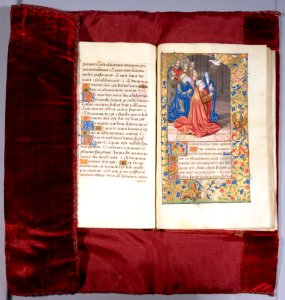 French - Leaf from Book of Hours - Walters W29468R - Open Group