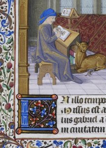 French - Luke Seated Writing - Walters W24919R - Obverse Detail