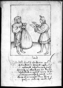 French - Leaf from Proverbes en rimes - Walters W3131V - Full Page