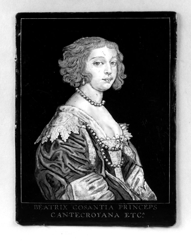 French - Portrait of Béatrice de Cusance, Princess of Cantecroix - Walters 4443