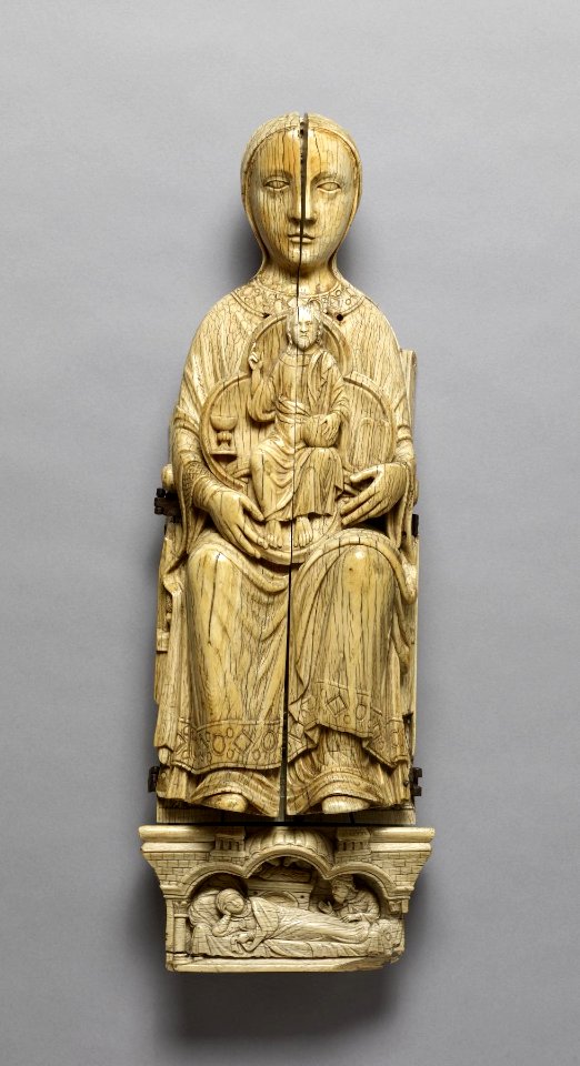 French - Opening Madonna Triptych - Walters 71152 - Front Closed