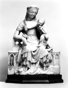 French - Virgin and Child with a Bird - Walters 2714