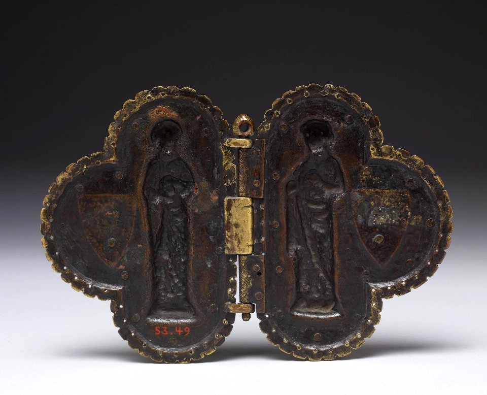 French - Morse with Apostles and Heraldic Shields - Walters 5349 - Back