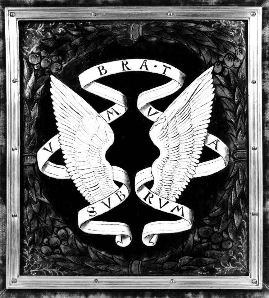 French - Plaque with Emblem - Walters 44284