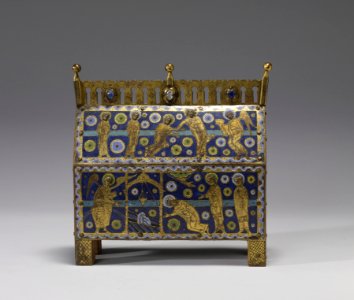 French - Reliquary Shrine of St Martial - Walters 44119 - Side A