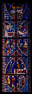 French - Stained Glass Window with Scenes from the Life of Saint Vincent - Walters 4665, 4666, 4667, 4668 - View A