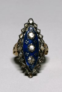 French - Ring with Celestial Motif - Walters 571789 - Top photo