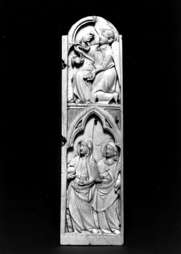 French - Saints and Censing Angel - Walters 71126