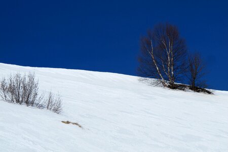 Dune snow blue and white photo