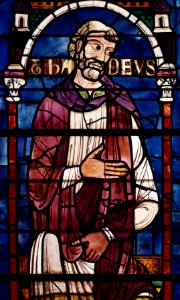 French - Stained Glass Window with an Apostle or Ancestor of Christ - Walters 4638