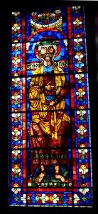 French - Stained-glass Window with the Prophet Joel - Walters 4641