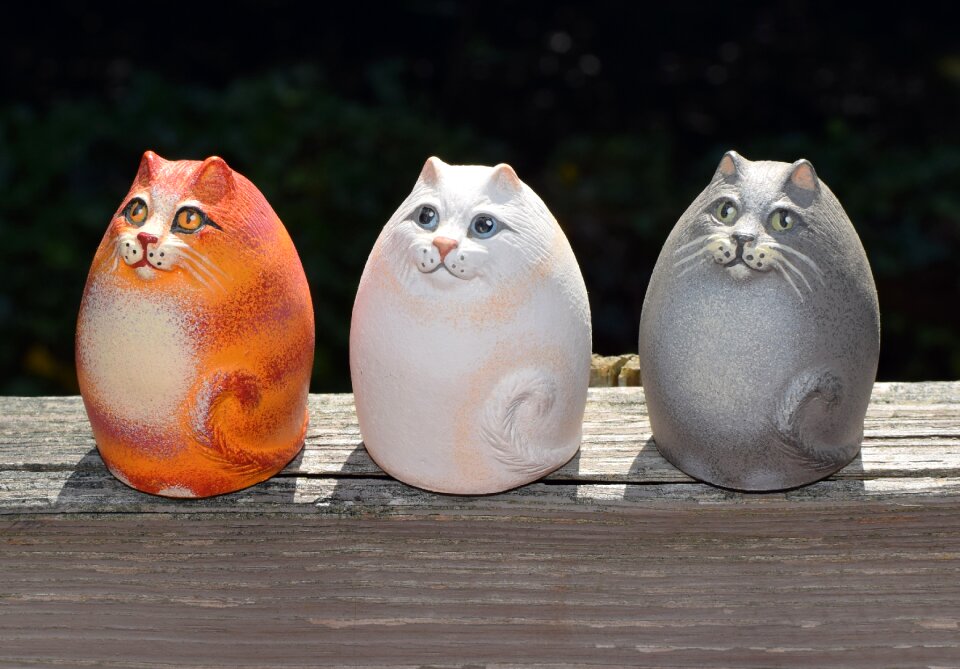 Clay decoration cat
