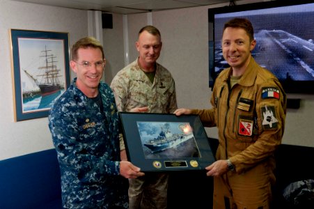 French colonel visits USS Peleliu 130210-N-TR763-052