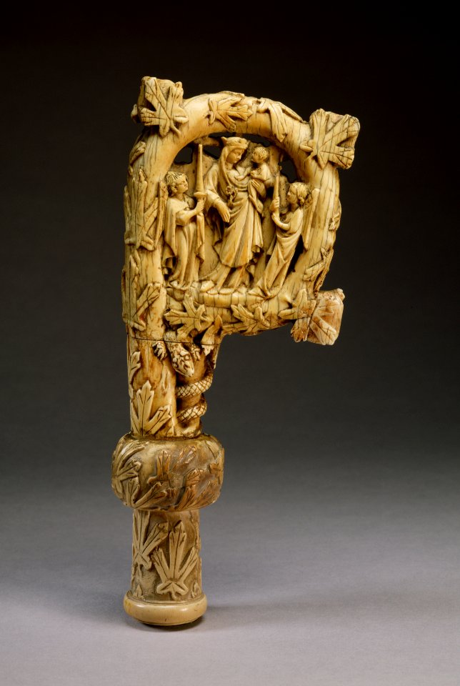 French - Virgin and Child, Crucifixion - Walters 71232 - Side A