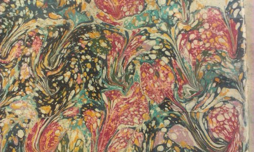 French 17th c. marbled paper 4