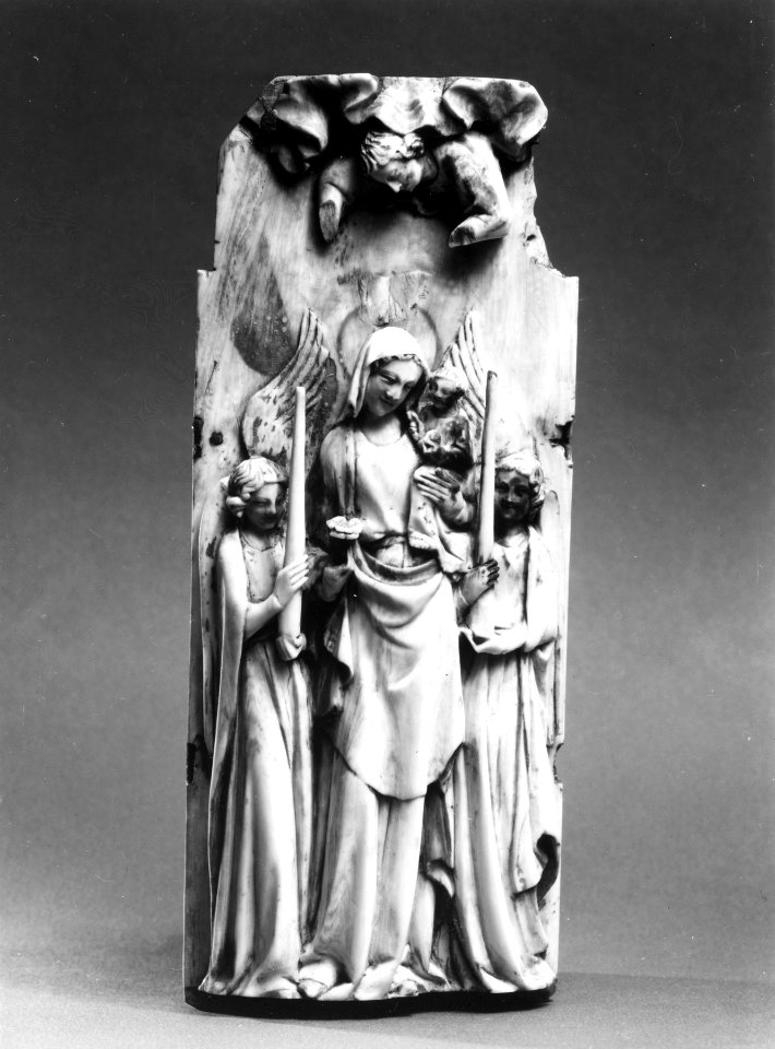 French - Virgin and Child with Angels - Walters 71211