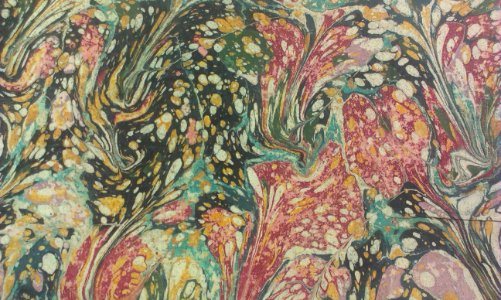 French 17th c. marbled paper 3