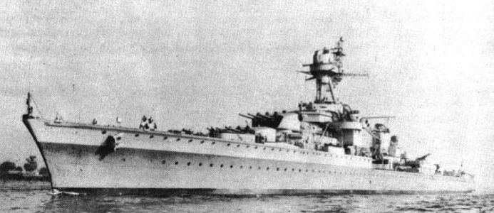 French cruiser Georges Leygues in the 1940s