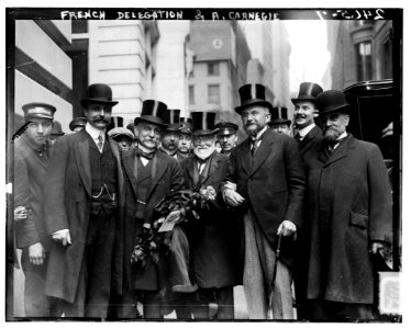 French delegation & A(ndrew) Carnegie LCCN2014691026