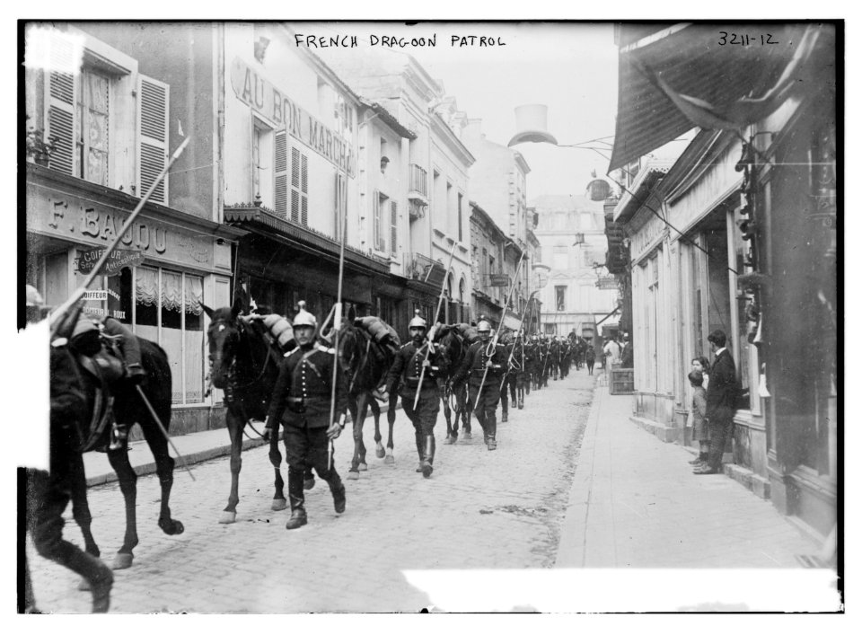 French Dragoon (i.e. Lancer) patrol LCCN2014697214