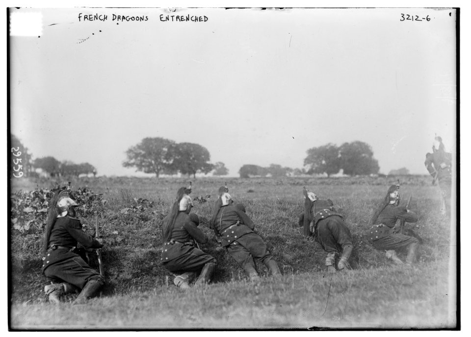 French Dragoons entrenched LCCN2014697340