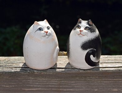 Clay decoration cat