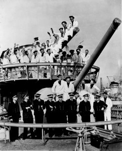 French destroyer Le Fantasque (X101) at sea in 1943