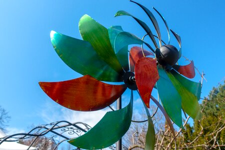Nature blue sky windspiel