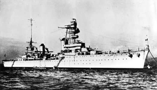 French heavy cruiser Foch in the 1930s