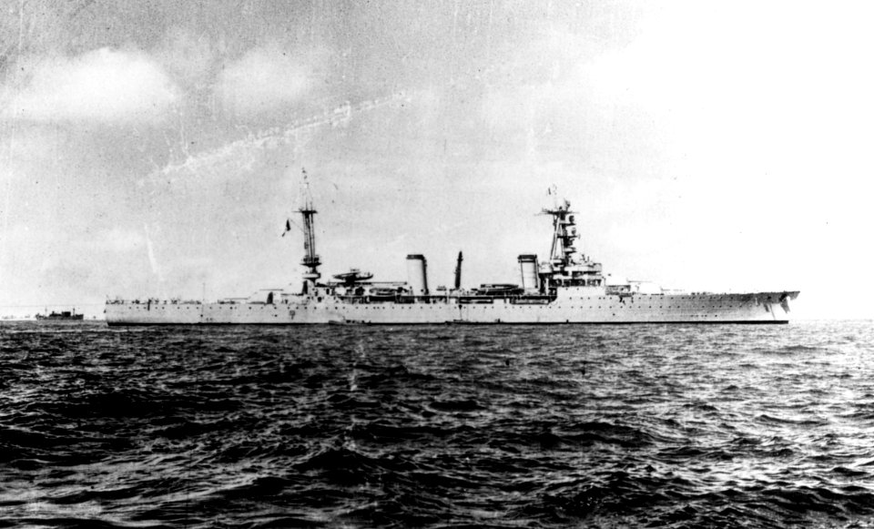 French heavy cruiser Duquesne in 1943