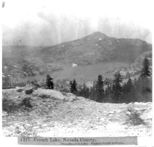 French Lake, Nevada County, near Meadow Lake - Central Pacific Railroad LCCN2002723139