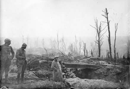 French trench battle photo